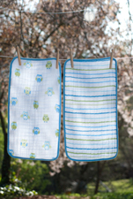 Owl Boy Burp Cloth
