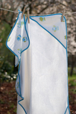 Owl Boy Hooded Towel & Washcloth