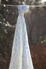 Square Leaf Swaddle Blanket